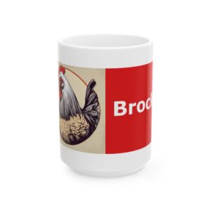 Brock The Chicken Blogger Ceramic Mug